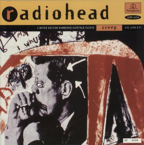 RADIOHEAD レコード　original Radiohead Creep - Gatefold sleeve UK 12